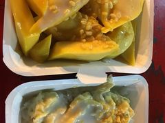 榴莲糯米饭-芒果糯米饭摊子
