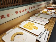 自助取餐区-感恩心素食馆(百世广场店)