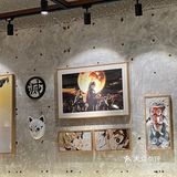 首先是都是鬼灭的粉丝，在里面吃饭很有氛围，有一个超大
