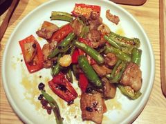 尖椒小炒黑猪肉-竹里馆·淮扬菜·功夫茶(老门东店)