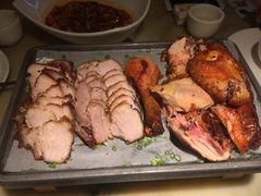 烤鸡烤肉合并-绿茶餐厅(广州天河城店)