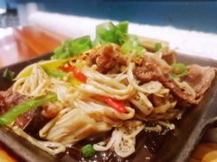 澳洲肥牛炒金菇-hallch 好吃餐厅(全运村中央广场店)