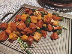 牛肉粒炒年糕-桂满陇天书(南京德基旗舰店)