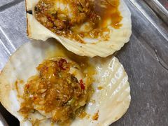 蒜蓉焗扇贝（熟蒜）3个-炒豆合作社(东四总店)