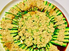 蒜蓉蒸秋葵-鱼痴渔醉·食鲜集(汉口江滩店)