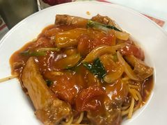 番茄猪扒意面-华星冰室(湾仔店)