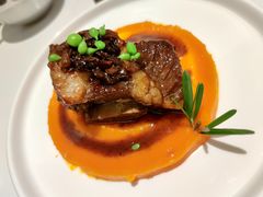牛肝菌黑蒜牛脸肉-五号茶居·新派粤菜·岭南五号酒店(沿江中路店)