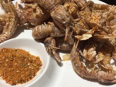 椒盐皮皮虾-东来菜馆•手抓海鲜家常菜•海鲜锅贴(鸽子窝店)
