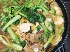 虾爆鳝面-常熟炒浇面馆(蓝旗街店)