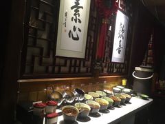 自助调料区-一叶一世界•素食餐厅(环球中心店)