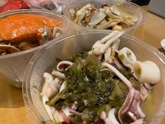酸菜炒鱿鱼-温岭人家(红花北路店)