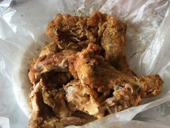 门口的炸鸡腿-京天红酒家(马家堡店)