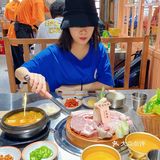 沉浸式体验《请回答1988》场景韩式烤肉