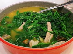 皮蛋肉丝煮桑芽-清晖小苑•顺德地方菜(壹海城店)