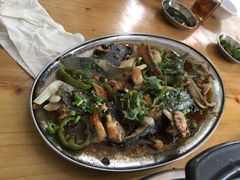 豉汁蒸鸭嘴鱼头尾-鸿渡渔庄·特色鸭咀鱼