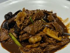 爆三样-月福京味斋·烤鸭店·北京菜(鼓楼总店)