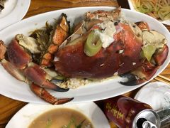 清蒸麵包蟹-87号烧烤海鲜·大排档(金沙滩店)