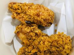 气泡薯片热辣脆皮鸡餐-肯德基(胜利店)