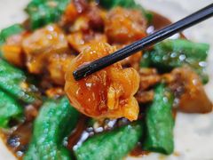 虎皮尖椒牛板筋-新疆巴州金丝特餐厅(大钟寺店)