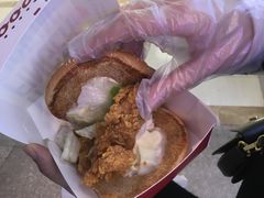 香辣鸡腿堡-肯德基(世纪金源店)