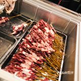 略显悲伤 松枝烤鸡、熏牛肉