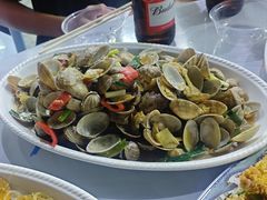姜葱炒花甲-旺鲜渔港连锁餐厅·珠海特色美食地标(爱情邮局店)
