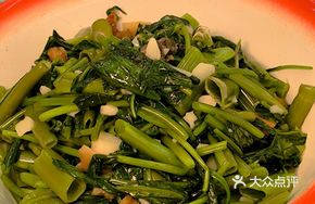 Pork Lard Stir-fried Water Spinach