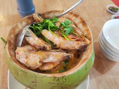 椰子虾-大树下海鲜饭店