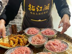 招牌生扣鲜鸭肠-王婆乔鲜鱼自助火锅(蜀汉路店)