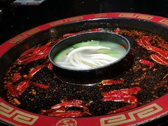 红白鸳鸯锅-矮板凳老火锅(宽窄巷子店)