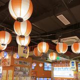大魔方就挨着心岛地铁9号线，进到商场