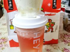 雪山莓莓桂花冻-喜茶(广州中山六路店)