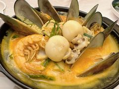 椰香咖喱海鲜煲-上海金桥红枫万豪酒店-万豪中餐厅