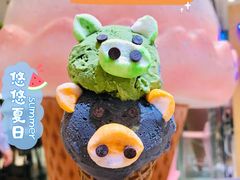 绮妙青蛙抹茶甜筒-绮妙冰淇淋Gelato Miao(朝阳大悦城店)