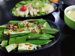 白灼秋葵-绿柠食堂(北外滩店)