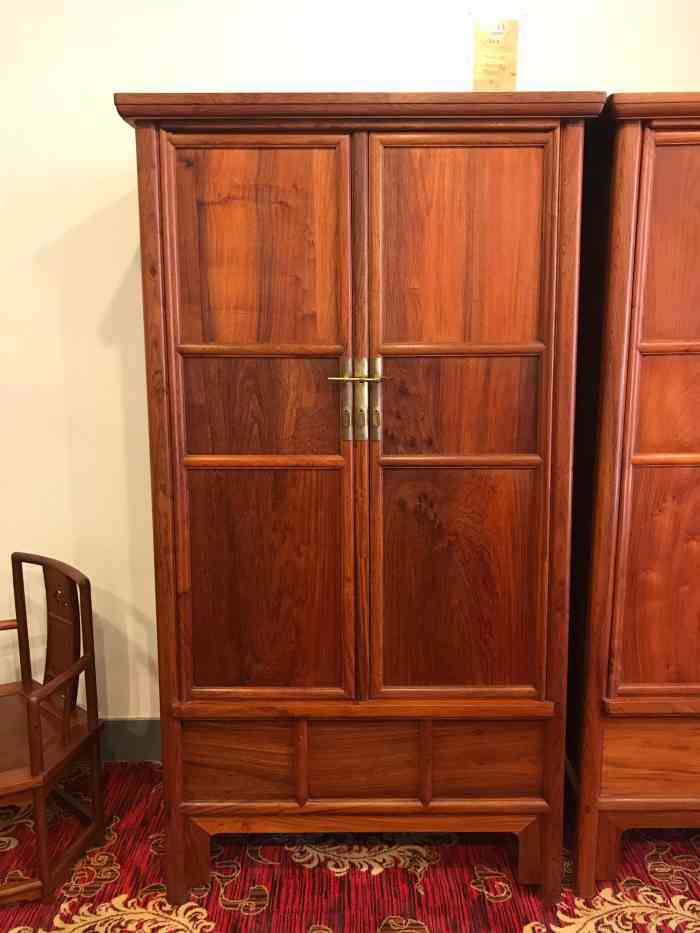 龙顺成红木家具-"今天上午参加了龙顺成中式家具非遗日联展活.