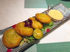 泰式手打虾饼-蜜桃花开·中西融合菜E&W(南长街店)