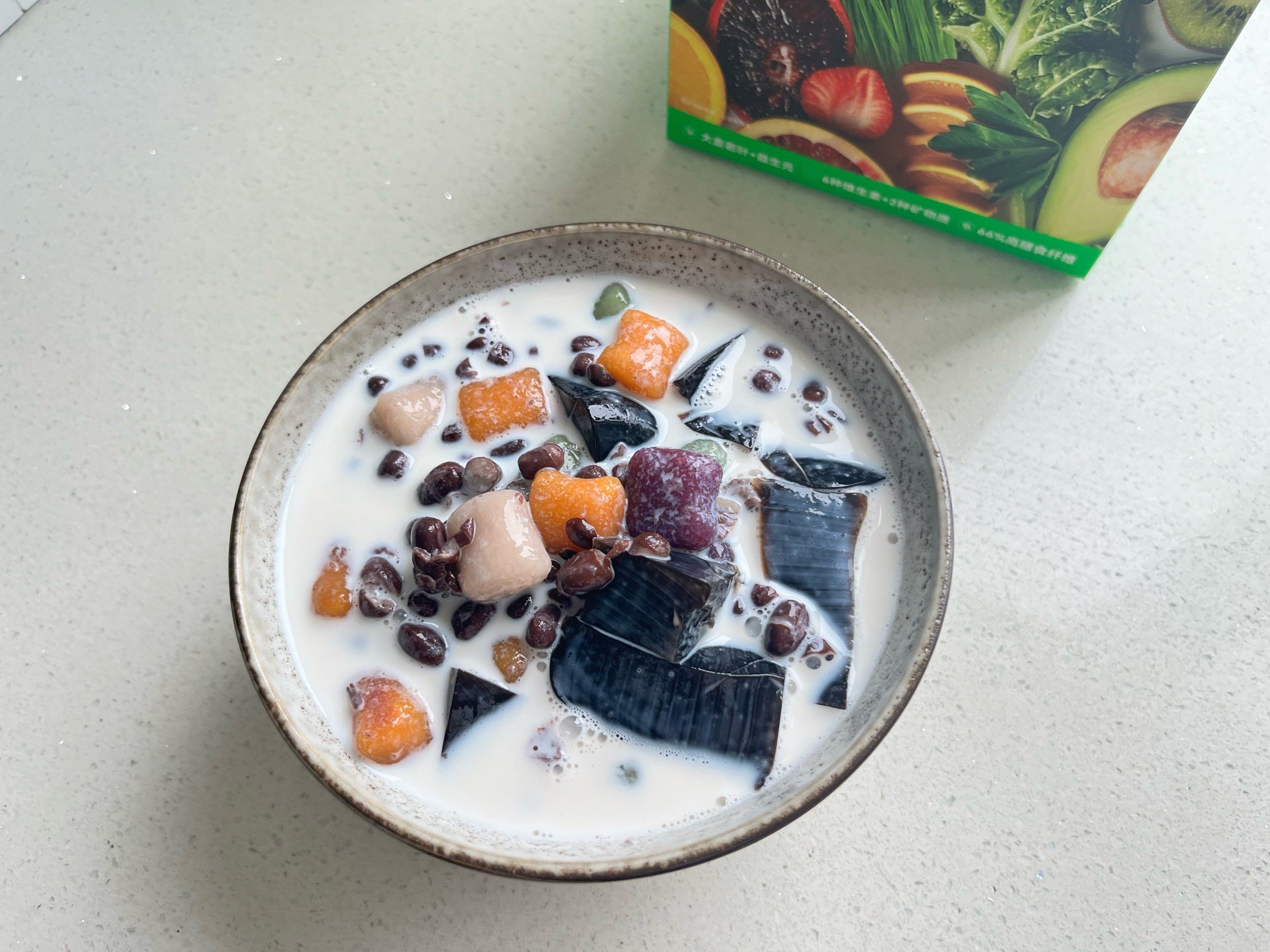 自制芋圆烧仙草