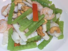 百合莴笋腰果虾仁-三道菜(明堂公园店)