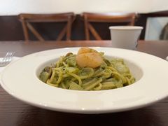 油煎带子青酱意面-Miss Q Family甜品·蛋糕·法甜咖啡
