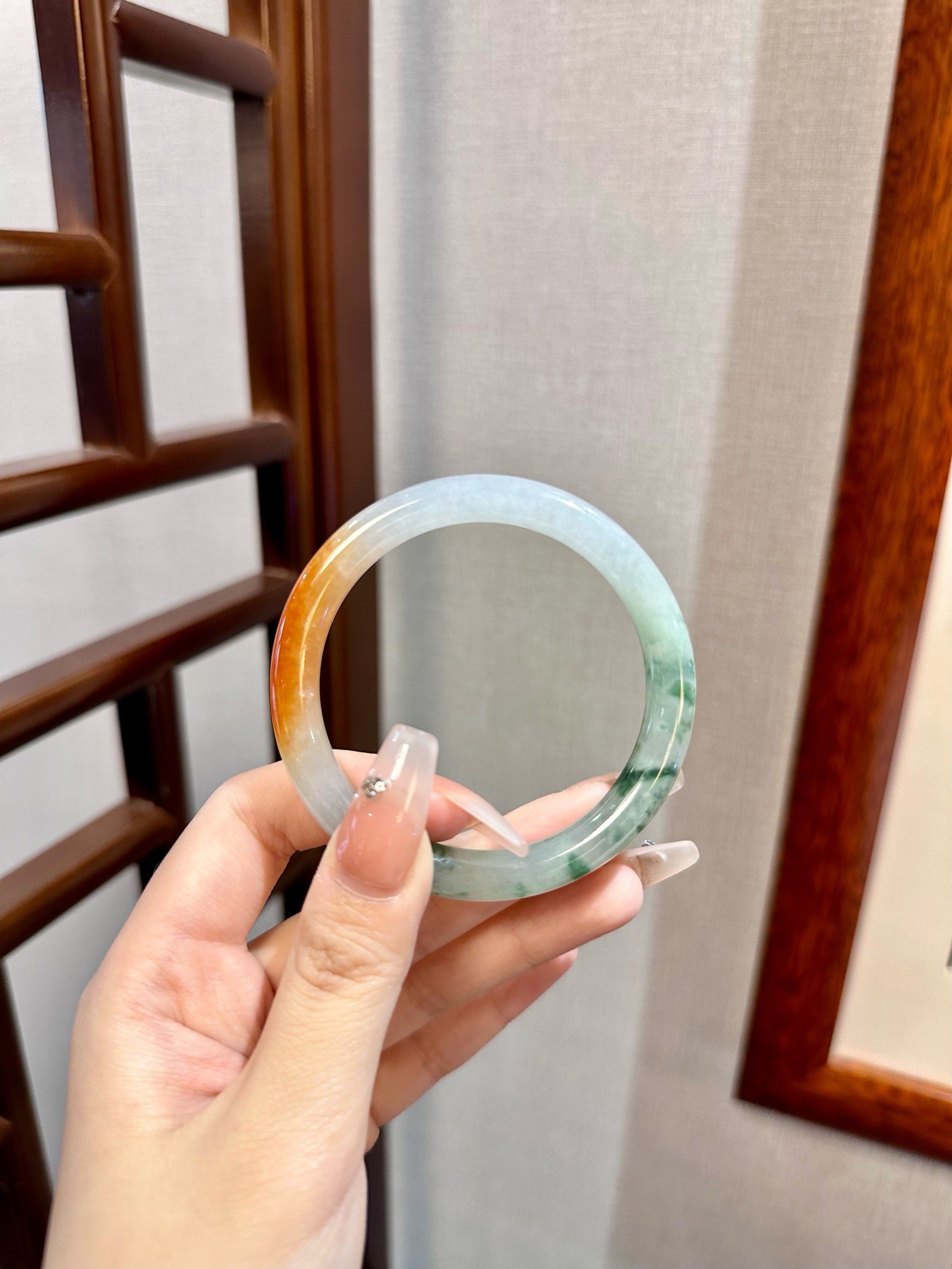 唐三彩翡翠手镯,你与仙美只差一步✨