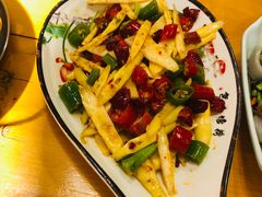 香脆野生小竹笋-民食香·腊排骨野生菌美食(木府店)