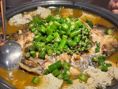 鲜青椒黑豆花烤鱼-探鱼·鲜青椒爽麻烤鱼(银泰城店)