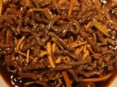 撒子牛肉丝-刘胖子家常菜·蹄花焖藕(中南店)
