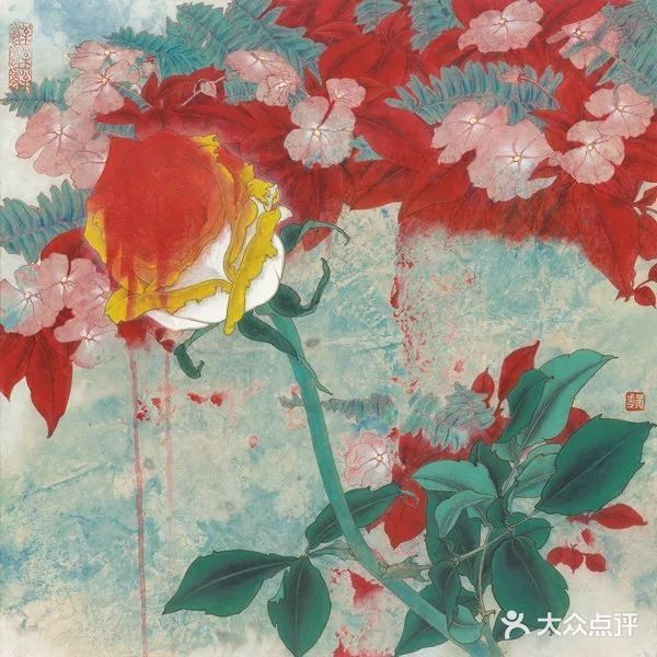 视觉享受，梦幻般的工笔花鸟画！