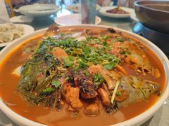 白洋淀炖大鱼-静之湖湖畔餐厅