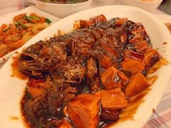 红烧豆腐烩黄鱼-玲珑餐厅(陕西南路店)