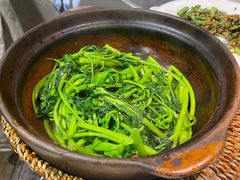 啫啫虾酱空心菜-熠盛粤味(永康路店)