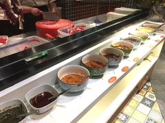 自助调料区-南城十里潮汕鲜牛火锅·鲜虾生滚粥(融汇老商埠店)