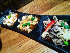 -东来菜馆•手抓海鲜家常菜•海鲜锅贴(鸽子窝店)